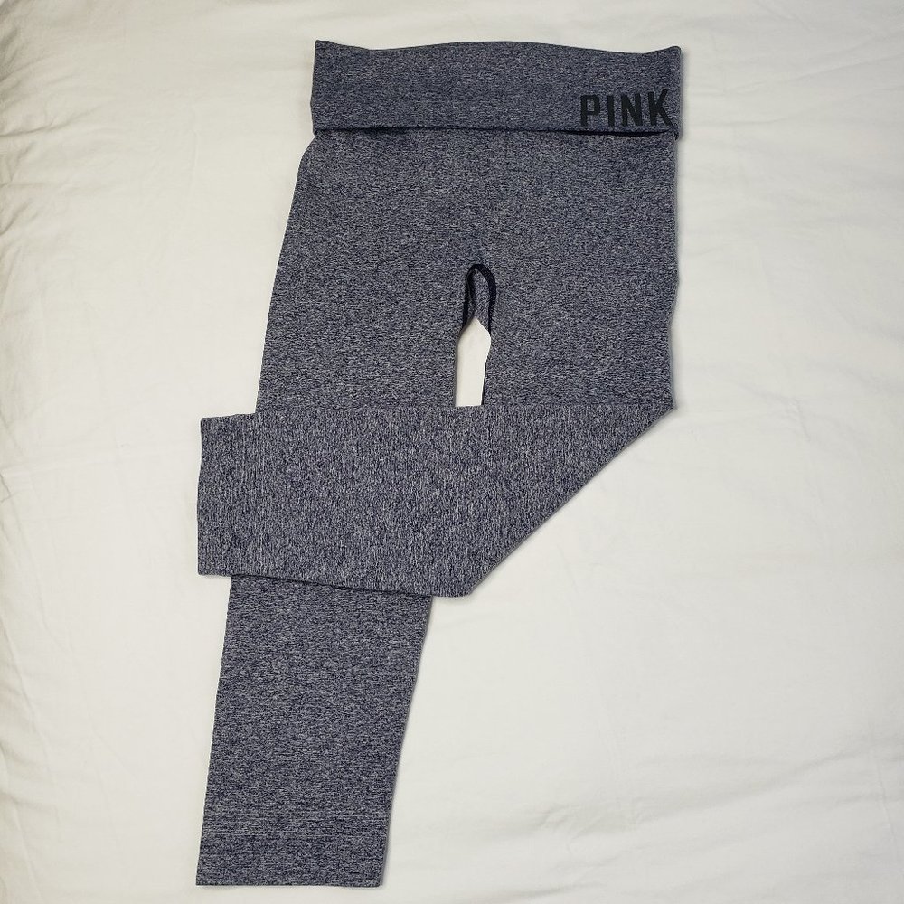 PINK Yoga by VS calf-length Gray Leggings - Small